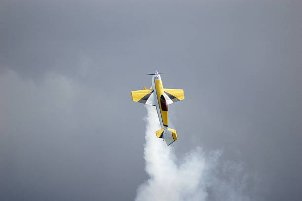 istock Radio control aircraft does aerobatics 140257750