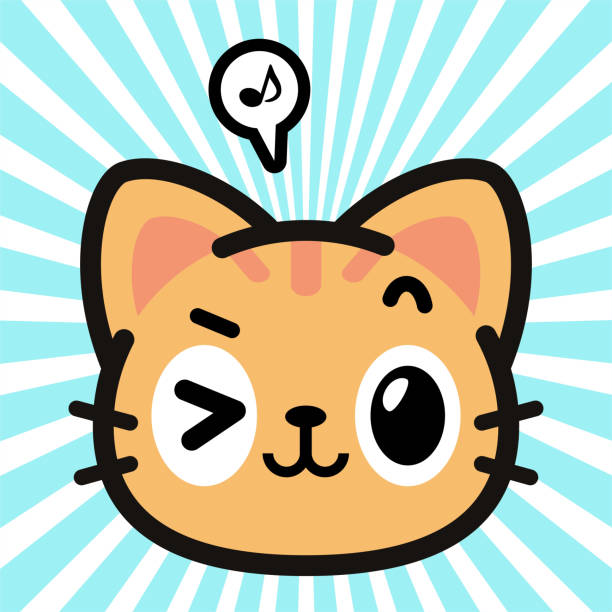 Cute character design of the cat Animal characters vector art illustration.
Cute character design of the cat. kawaii cat stock illustrations
