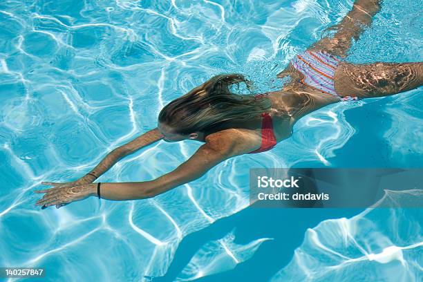 Swimming Stock Photo - Download Image Now - High Angle View, Swimming Pool, Underwater