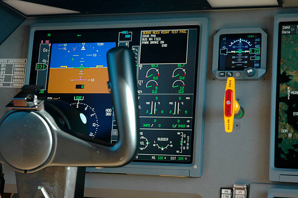 istock Airplane's cockpit detail 140258386