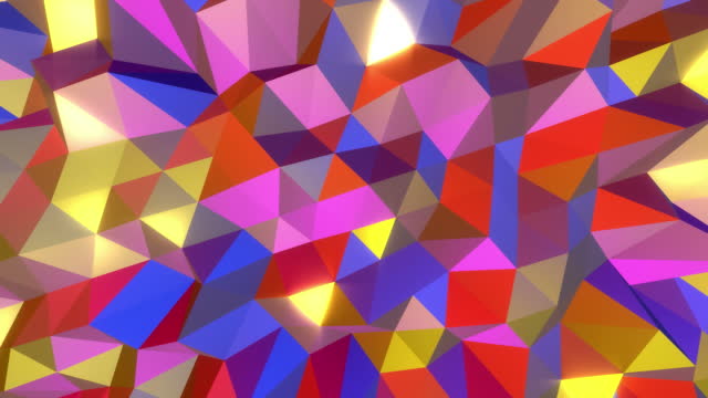 Polygonal colorful background
