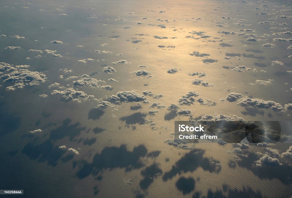 Über Wolken und Meer - Lizenzfrei Oben Stock-Foto