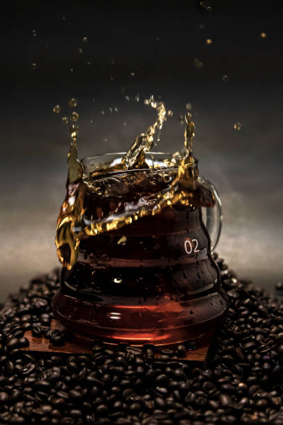 Coffee splashing