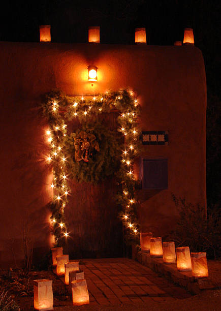 istock Doorway and Luminarias 140258830