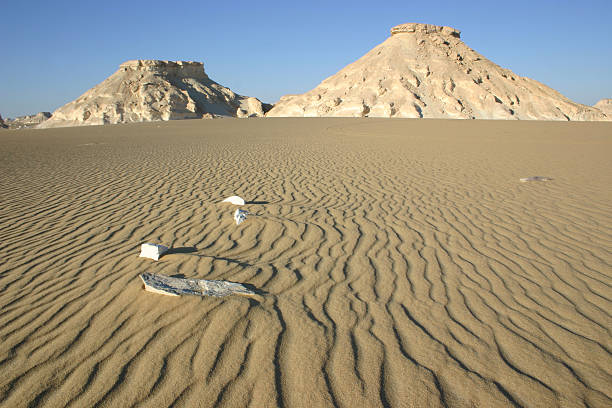 The White Desert of Egypt is known for its limestone formations and its 'sand sea'.
