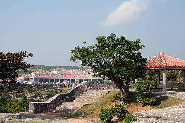 The Peace Memorial Park is located on Mabuni Hill, the final battlefield of the Battle of Okinawa, WWII. 
