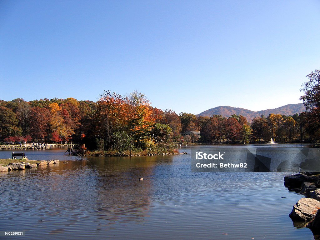 Lago in autunno - Foto stock royalty-free di Acqua