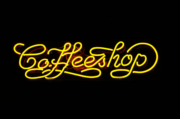 istock neon sign of a coffeshop 140259304