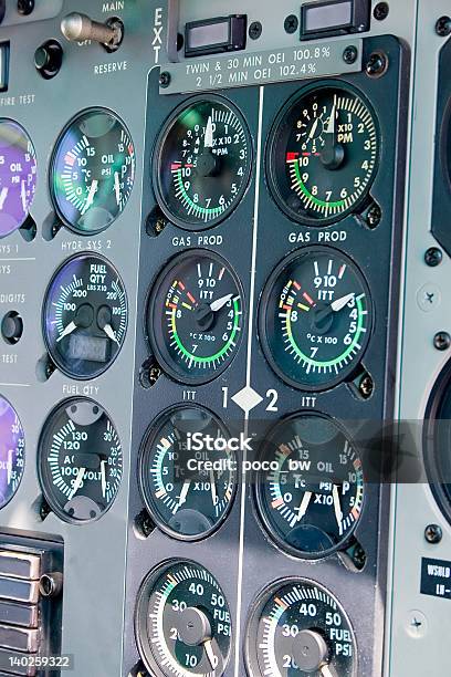 Cockpit Stock Photo - Download Image Now - Airplane, Altitude Dial, Autopilot