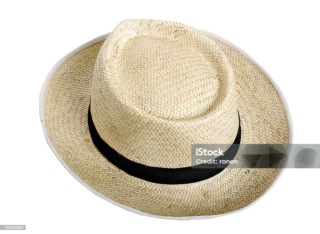 Słomiany kapelusz - Zbiór zdjęć royalty-free (Akcesorium osobiste)