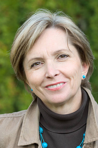 istock Mature woman smiles 140259458
