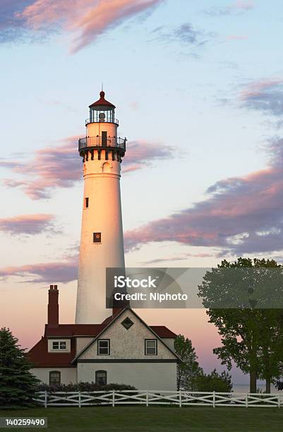 灯台 Sunset2838 - アメリカ合衆国のストックフォトや画像を多数ご用意 - アメリカ合衆国, ウィスコンシン州, ミシガン湖