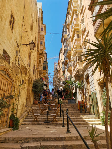istock Valletta streets and architecture stock photo 1402595841