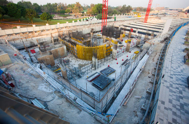 istock construction site with concrete and steel for new building 1402596806