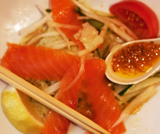 istock salmon and vegetables salad 1402597063