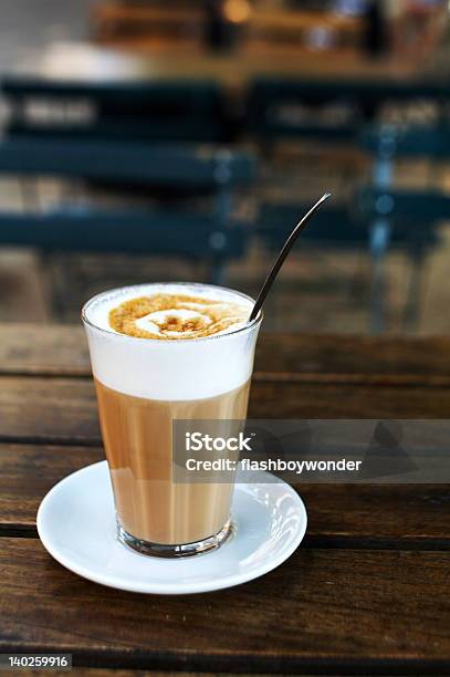 Cafe Latte In Copenhagen Stock Photo - Download Image Now - Frothy Drink, Tea Cup, Beer Glass