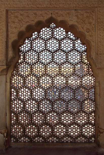 istock ornament lattice window in india 1402602678