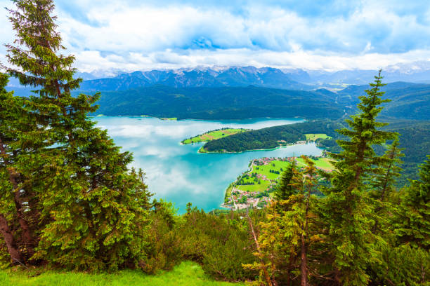 istock Walchensee Lake in Bavaria, Germany 1402602928