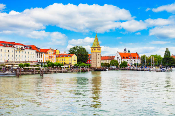 istock Lindau old town in Bavaria, Germany 1402603032