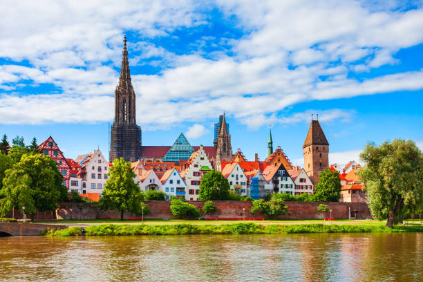 istock Ulm Minster Church in Ulm town, Germany 1402603112