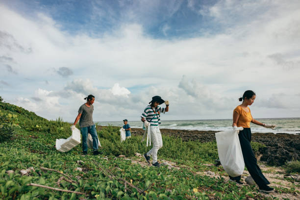 istock Community Volunteer Groups on the Beach 1402604382