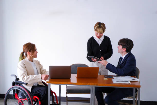 istock Diverse business people working in modern work office environments 1402604604