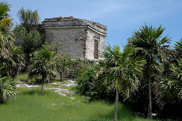 Ruins In Tulum, Mexico stock photo