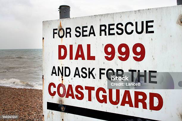 Dial 999 Stock Photo - Download Image Now - Coast Guard, Accidents and Disasters, Beach