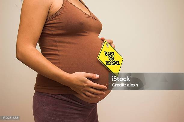 Baby On Board Stock Photo - Download Image Now - Baby On Board, Sign, Adult