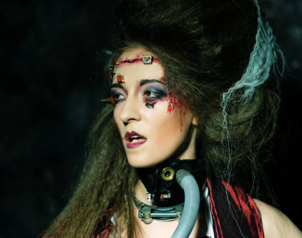 istock Young woman with creative make up 1402616301