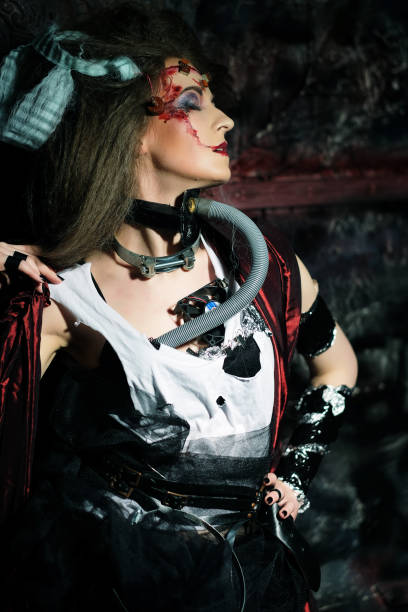 istock Young woman with creative make up. 1402616302