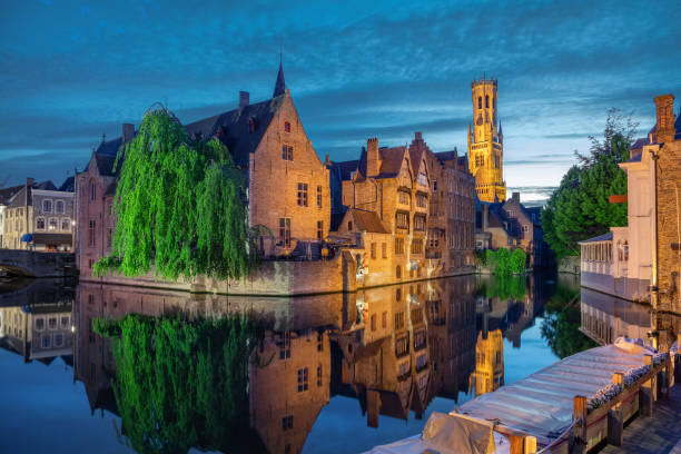 istock Cityscape of Brugge at dusk 1402616977
