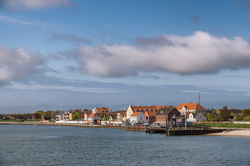 Nordby ferry harbor en Fano en el mar de Wadden, Dinamarca photo