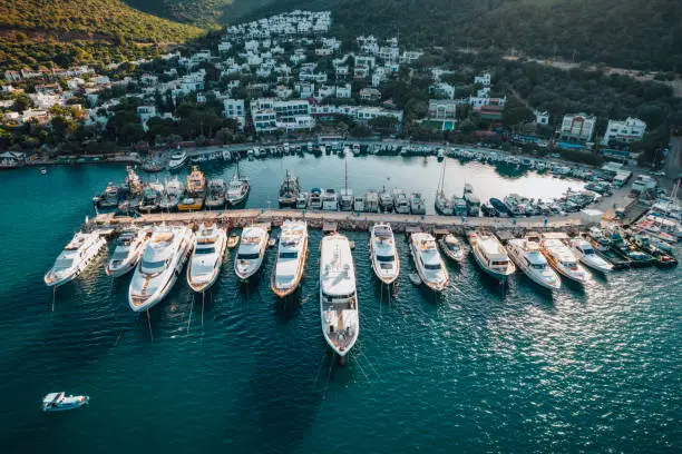 Photo of Aerial View Torba Marina at Bodrum Turkey