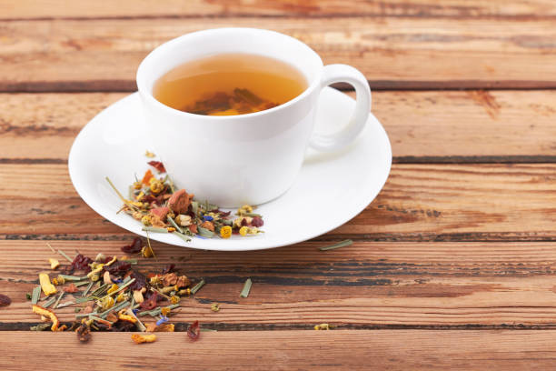 istock Cup of green tea 1402621258