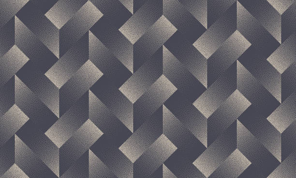 Unusual Complexity Masonry Tile Seamless Pattern Vector Abstract Background Unusual Complexity Masonry Tile Seamless Pattern Vector Abstract Background. Conceptual Sophisticated Geometric Structure Grainy Texture Repetitive Gray Wallpaper. Intricate Geometry Art Illustration weird spot stock illustrations