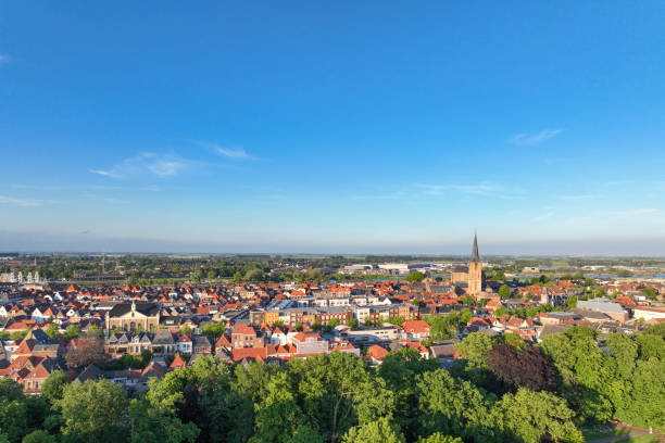 istock Kampen springtime evening aerial panorama 1402625709