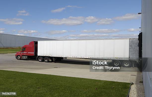 Parked Truck Stock Photo - Download Image Now - Semi-Truck, 18-19 Years, Box - Container