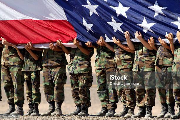 Exército Americano - Fotografias de stock e mais imagens de 4 de Julho - 4 de Julho, As Américas, Bandeira