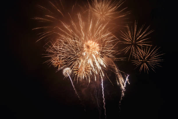 istock Holiday fireworks backgrounds with sparks 1402629541