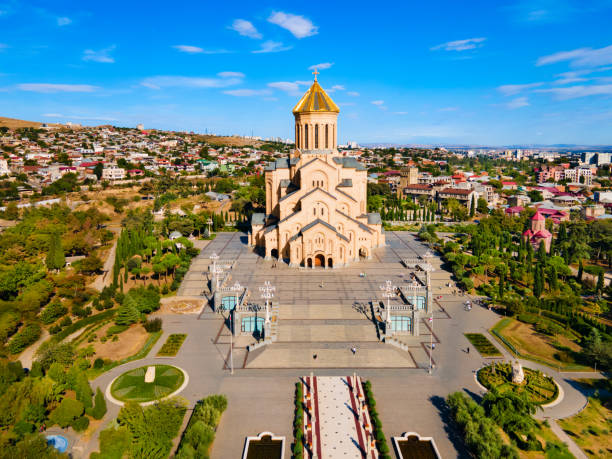 istock Holy Trinity Cathedral in Tbilisi, Georgia 1402630473
