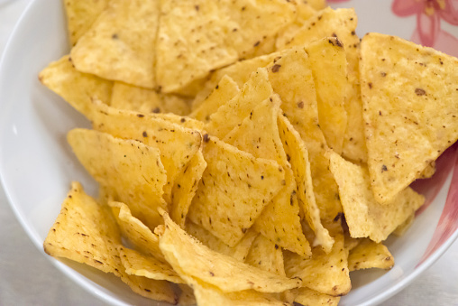 Full frame image of potato chips