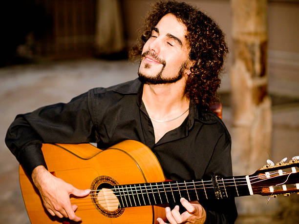 Flamenco Guitarist stock photo