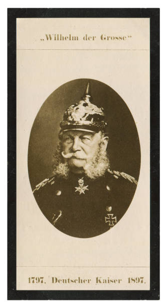 istock German emperor Wilhelm I portrait Art nouveau illustration 1402637820