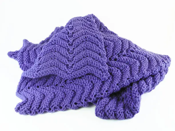 Photo of Purple Crochet Afghan
