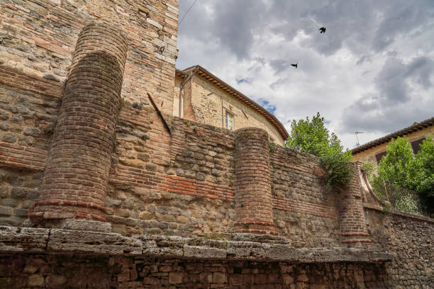 Remains of a roman tempel. Perugia Province