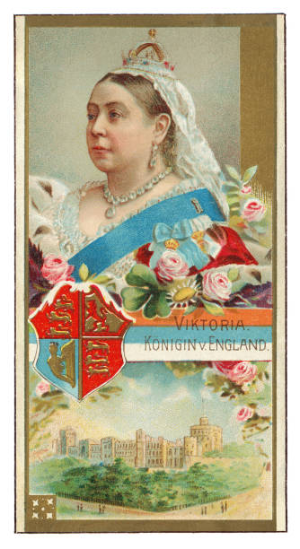 istock Queen Victoria Portrait Art nouveau illustration 1402647990