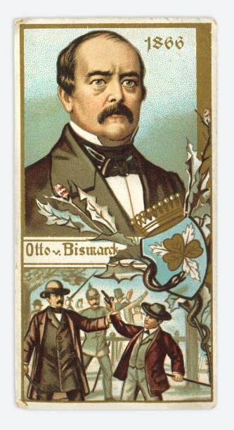istock Otto von Bismarck portrait Art nouveau illustration 1402648289