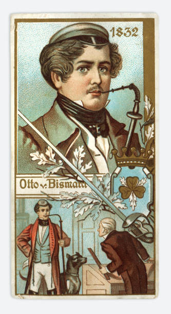 istock Otto von Bismarck portrait Art nouveau illustration 1402648293
