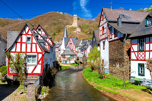 Monreal village at Rhineland-Palatinate, Germany